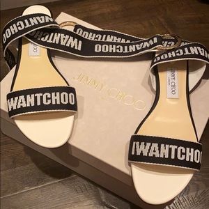 Jimmy Choo IWANTCHOO Flat Sandals